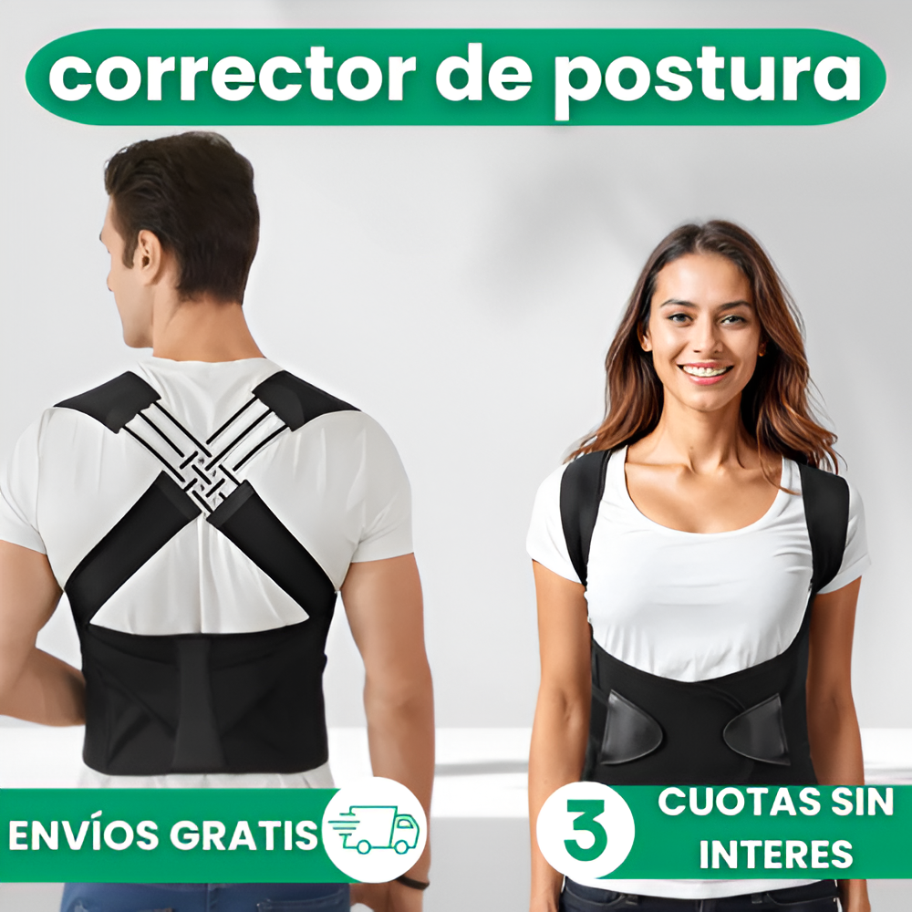 ¡Deja la mala postura! Corrector de Postura 50%OFF solo por HOY